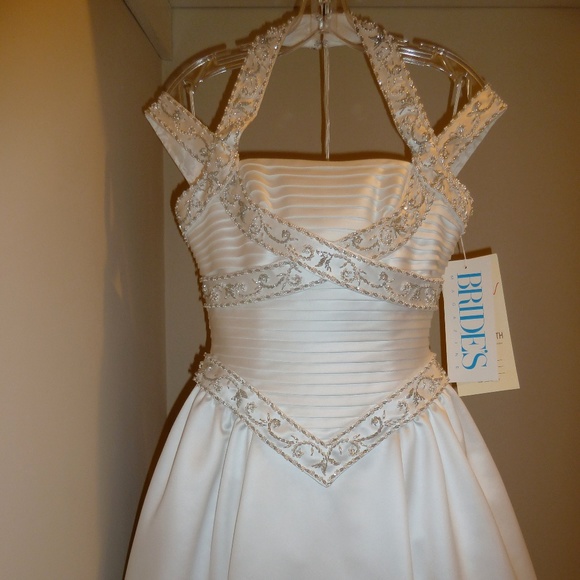 "NEW" DESIGNER WEDDING DRESS SCASSI BRIDE - Picture 3 of 8